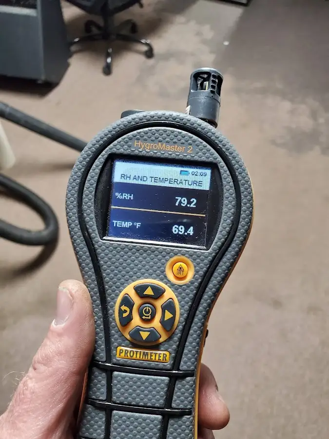 Moisture meter humidity assessment for Fire & Smoke Damage Restoration in Bel Aire